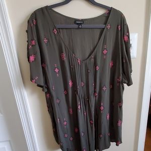 Torrid summer blouse.